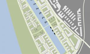 Städtebaulicher Lageplan des Deutzer Hafens